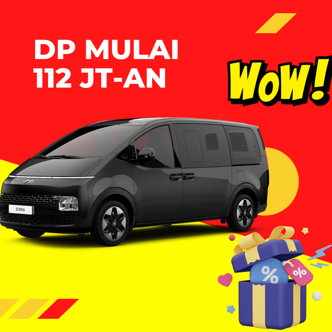 dealer hyundai purwokerto - kredit staria - dp staria